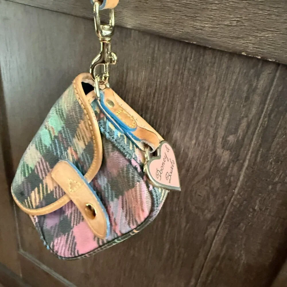 Dooney and Bourke Plaid Coin Purse/Wristlet